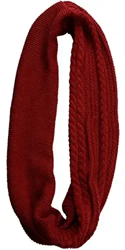 NEOSAN Womens Thick Ribbed Knit Winter Infinity Circle Loop Scarf - 2