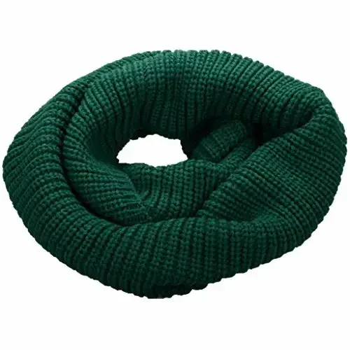 NEOSAN Womens Thick Ribbed Knit Winter Infinity Circle Loop Scarf 