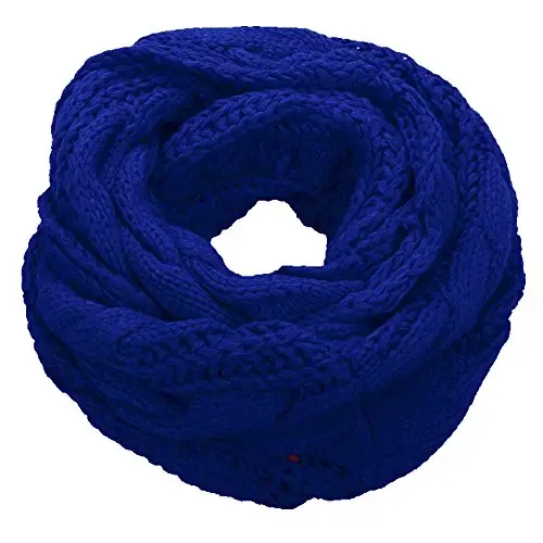 NEOSAN Womens Thick Ribbed Knit Winter Infinity Circle Loop Scarf - 1