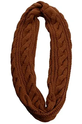 NEOSAN Womens Thick Ribbed Knit Winter Infinity Circle Loop Scarf - 2