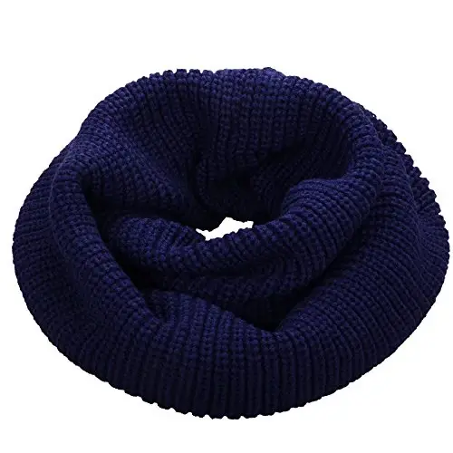 NEOSAN Womens Thick Ribbed Knit Winter Infinity Circle Loop Scarf - 1