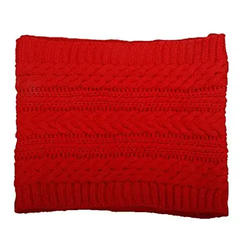 NEOSAN Womens Thick Ribbed Knit Winter Infinity Circle Loop Scarf - 5