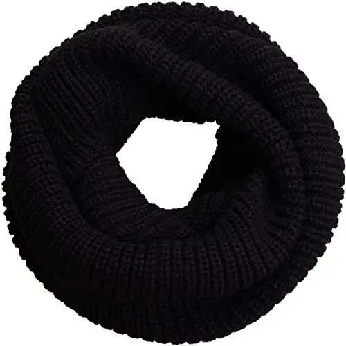 NEOSAN Womens Thick Ribbed Knit Winter Infinity Circle Loop Scarf 