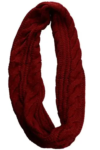 NEOSAN Womens Thick Ribbed Knit Winter Infinity Circle Loop Scarf - 3