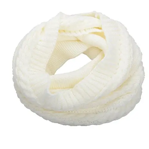 NEOSAN Womens Thick Ribbed Knit Winter Infinity Circle Loop Scarf - 1