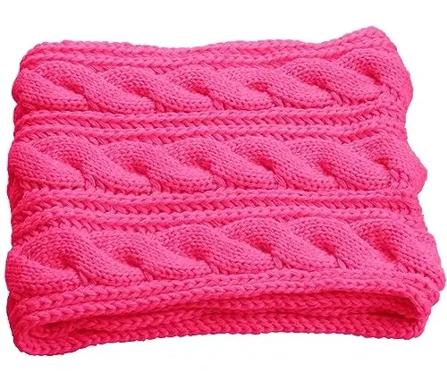 NEOSAN Womens Thick Ribbed Knit Winter Infinity Circle Loop Scarf - 2