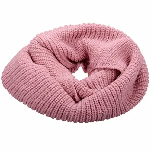 NEOSAN Womens Thick Ribbed Knit Winter Infinity Circle Loop Scarf - 1