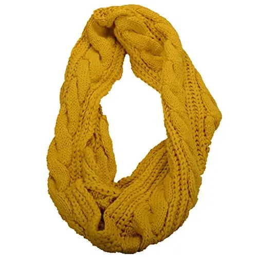 NEOSAN Womens Thick Ribbed Knit Winter Infinity Circle Loop Scarf - 2