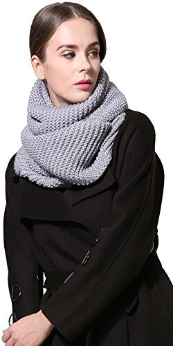 NEOSAN Women Men Winter Thick Cable Knit Wrap Chunky Warm Scarf - 6