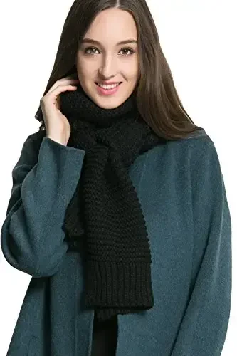 NEOSAN Women Men Winter Thick Cable Knit Wrap Chunky Warm Scarf - 4