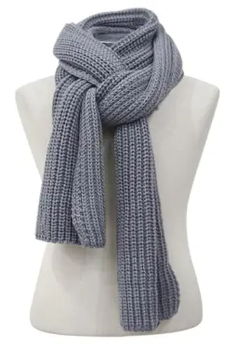 NEOSAN Women Men Winter Thick Cable Knit Wrap Chunky Warm Scarf - 4