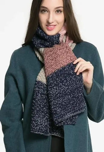 NEOSAN Women Men Winter Thick Cable Knit Wrap Chunky Warm Scarf - 4