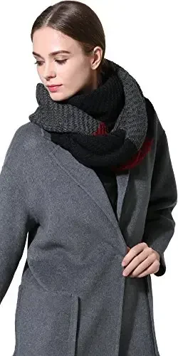 NEOSAN Women Men Winter Thick Cable Knit Wrap Chunky Warm Scarf - 4