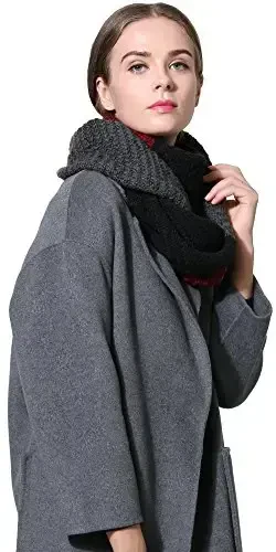 NEOSAN Women Men Winter Thick Cable Knit Wrap Chunky Warm Scarf - 5