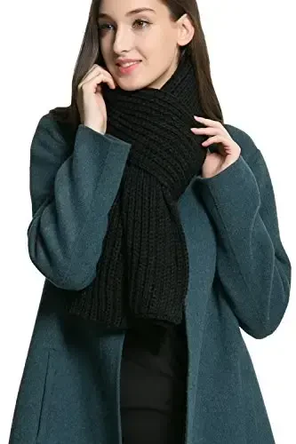 NEOSAN Women Men Winter Thick Cable Knit Wrap Chunky Warm Scarf - 4