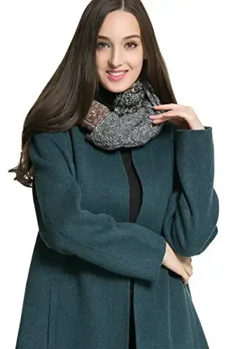 NEOSAN Women Men Winter Thick Cable Knit Wrap Chunky Warm Scarf - 4