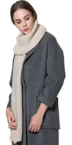 NEOSAN Women Men Winter Thick Cable Knit Wrap Chunky Warm Scarf - 4