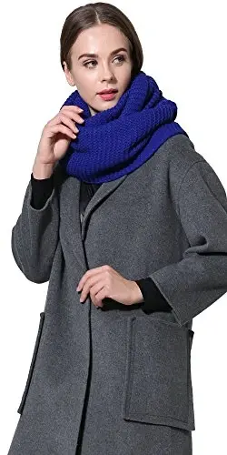 NEOSAN Women Men Winter Thick Cable Knit Wrap Chunky Warm Scarf - 3