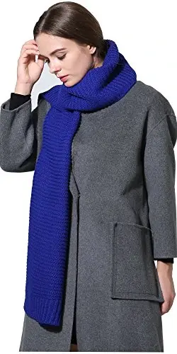 NEOSAN Women Men Winter Thick Cable Knit Wrap Chunky Warm Scarf - 4