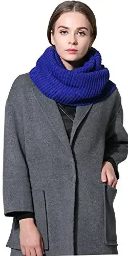 NEOSAN Women Men Winter Thick Cable Knit Wrap Chunky Warm Scarf - 6