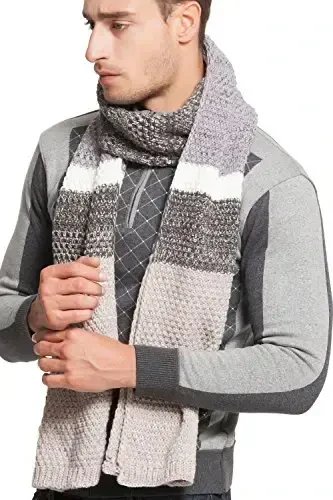 NEOSAN Women Men Winter Thick Cable Knit Wrap Chunky Warm Scarf - NEOSAN (1)