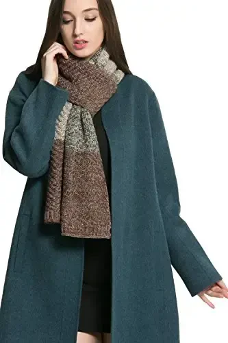 NEOSAN Women Men Winter Thick Cable Knit Wrap Chunky Warm Scarf - 3