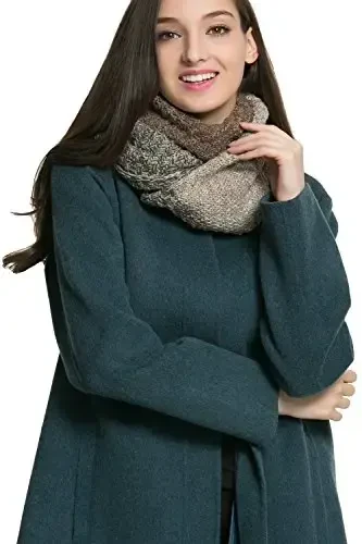 NEOSAN Women Men Winter Thick Cable Knit Wrap Chunky Warm Scarf - 4