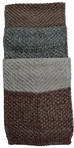 NEOSAN Women Men Winter Thick Cable Knit Wrap Chunky Warm Scarf - 5