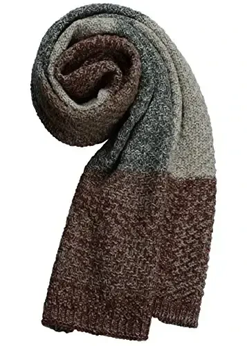NEOSAN Women Men Winter Thick Cable Knit Wrap Chunky Warm Scarf - 6