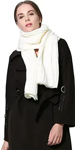 NEOSAN Women Men Winter Thick Cable Knit Wrap Chunky Warm Scarf - 5