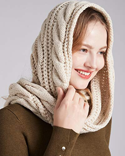 NEOSAN Womens Thick Ribbed Knit Winter Infinity Circle Loop Scarf - 6