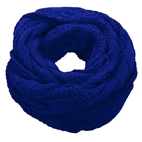 NEOSAN Womens Thick Ribbed Knit Winter Infinity Circle Loop Scarf - NEOSAN