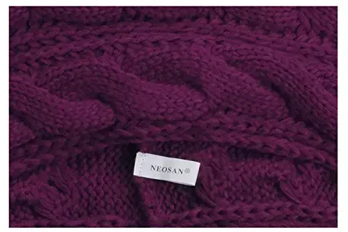 NEOSAN Womens Thick Ribbed Knit Winter Infinity Circle Loop Scarf - 4