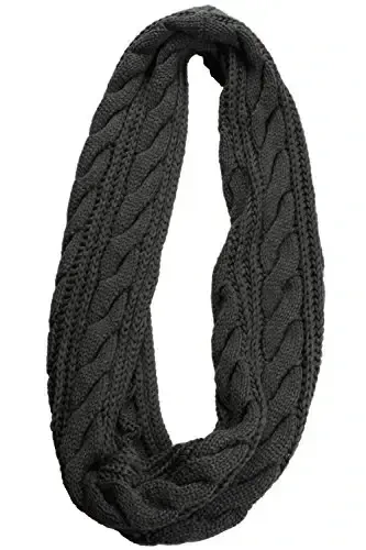 NEOSAN Womens Thick Ribbed Knit Winter Infinity Circle Loop Scarf - 2