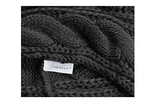 NEOSAN Womens Thick Ribbed Knit Winter Infinity Circle Loop Scarf - 4