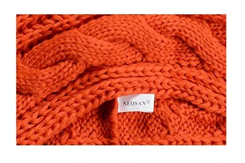 NEOSAN Womens Thick Ribbed Knit Winter Infinity Circle Loop Scarf - 4