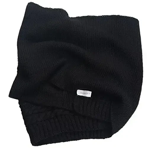 NEOSAN Womens Thick Ribbed Knit Winter Infinity Circle Loop Scarf - 5