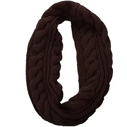 NEOSAN Womens Thick Ribbed Knit Winter Infinity Circle Loop Scarf - 4
