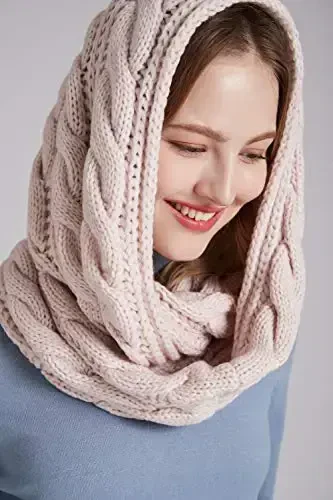NEOSAN Womens Thick Ribbed Knit Winter Infinity Circle Loop Scarf - 4