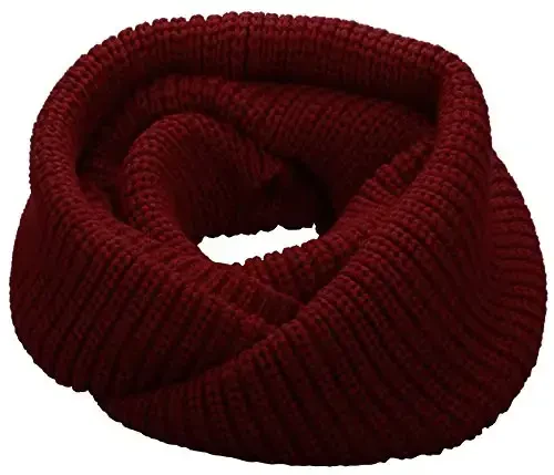 NEOSAN Womens Thick Ribbed Knit Winter Infinity Circle Loop Scarf 