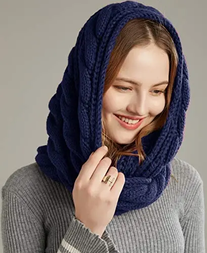 NEOSAN Womens Thick Ribbed Knit Winter Infinity Circle Loop Scarf - 3