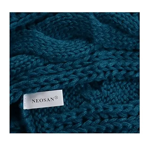 NEOSAN Womens Thick Ribbed Knit Winter Infinity Circle Loop Scarf - 4