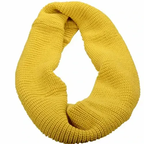 NEOSAN Womens Thick Ribbed Knit Winter Infinity Circle Loop Scarf - NEOSAN (1)