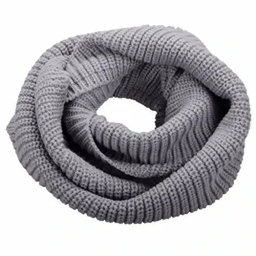 NEOSAN Womens Thick Ribbed Knit Winter Infinity Circle Loop Scarf - NEOSAN