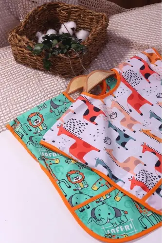 Непромокаемый новый сезон SAFARI Слюнявчик-активник - ANP MODA TASARIM (1)