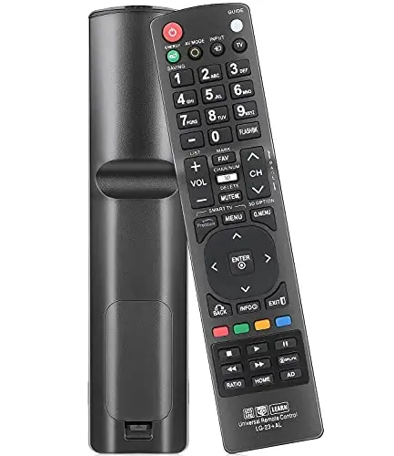 Neredeyse Tüm LG TV'ler İçin Evrensel Uzaktan Kumanda, LG TV Kumandası | LG LCD LED HD 3D Akıllı TV'ler İçin, Öğrenme Özelliği - 1