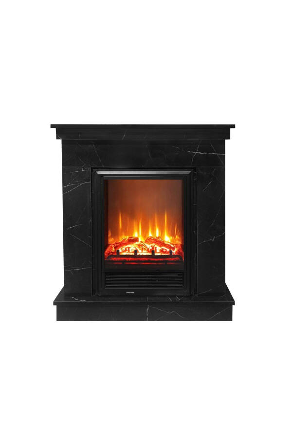 Nero Small Black Marble Pattern Fireplace 2015 - 1