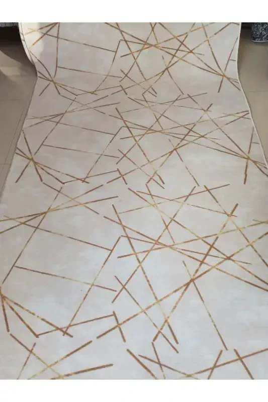 Нескользящая дорожка серого цвета - всесезонный моющийся коврик | Для гостиной, ванной, балкона, молодежной комнаты - СЕРЫЙ и БЕЛЫЙ - 3