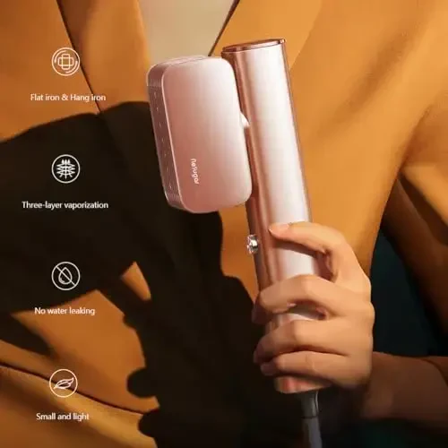 Nesugar Steamer for Clothes Steamer, Fashion Portable Handheld Garment Steamer, 0.8lbs Lightly, 15s Fast Heat-up, 10 Minutes of Continuous Steam, Light Mini Steam Iron for travel and home(100-120V) - NESUGAR (1)