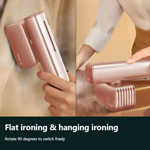 Nesugar Steamer for Clothes Steamer, Fashion Portable Handheld Garment Steamer, 0.8lbs Lightly, 15s Fast Heat-up, 10 Minutes of Continuous Steam, Light Mini Steam Iron for travel and home(100-120V) - 4